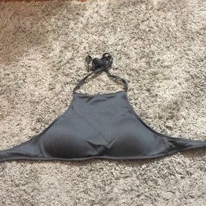 high neck green cupshe bathing suit top!